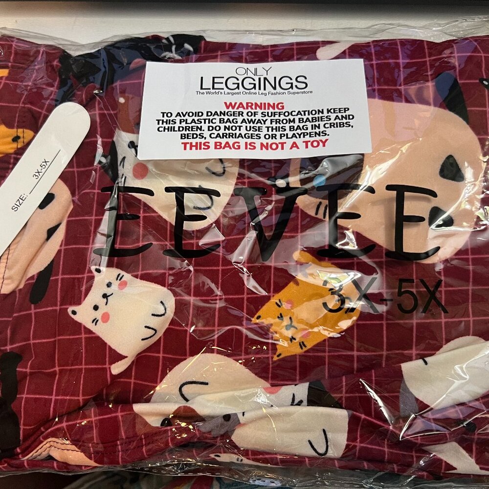 Only Leggings Cat Leggings Queen Size 3x-5X NWT